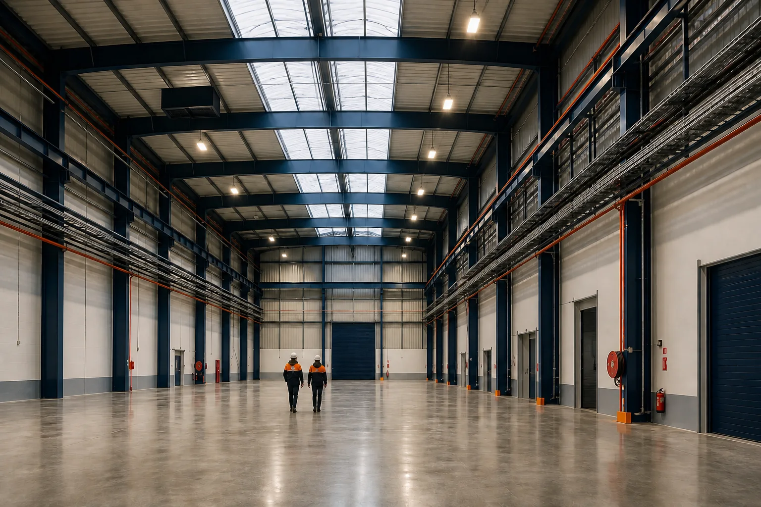 Nave industrial después de una adecuación